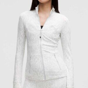 Lululemon Define Jacket Nulu Size 12 Contour Spot White Multi NEW